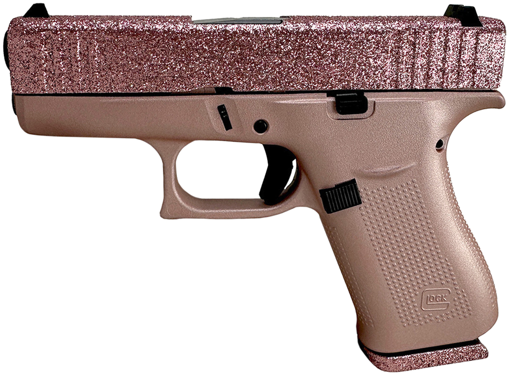 GLOCK 43X 9MM GLITTER GUNZ ROSE GOLD - Pistols